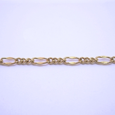 Small Figaro - 18kt Layered Chain - Click Image to Close